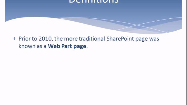 SharePoint 2010: Wiki Content vs. Web Part pages смотреть онлайн