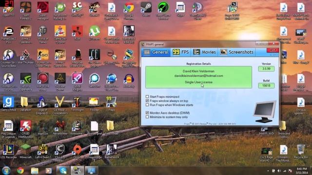 How to Record Your Desktop Screen With Fraps смотреть онлайн