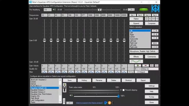 Peace Equalizer - Tutorial 8 Microphone (bass) boosting смотреть онлайн