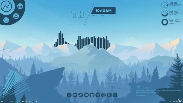 This Rainmeter Setup Changes in Real Time !!! | Make Your Desktop Look Cool смотреть онлайн
