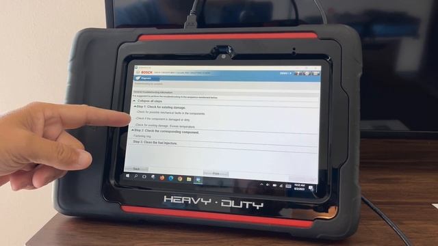MAC Tools Heavy Duty Scan Tool ET8250-HD смотреть онлайн