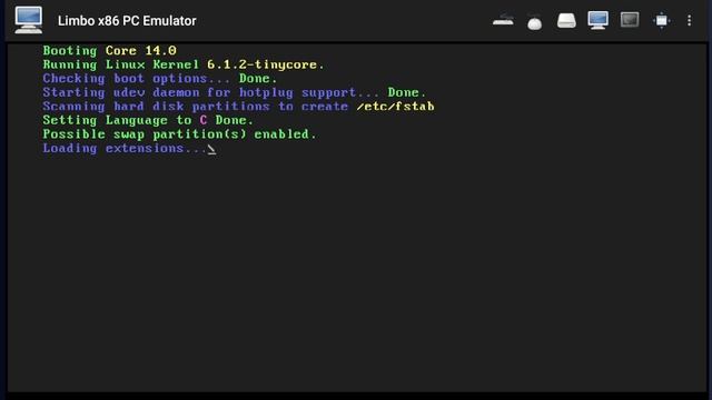 How to Run TinyCore Linux on Limbo PC Emulator x86 смотреть онлайн