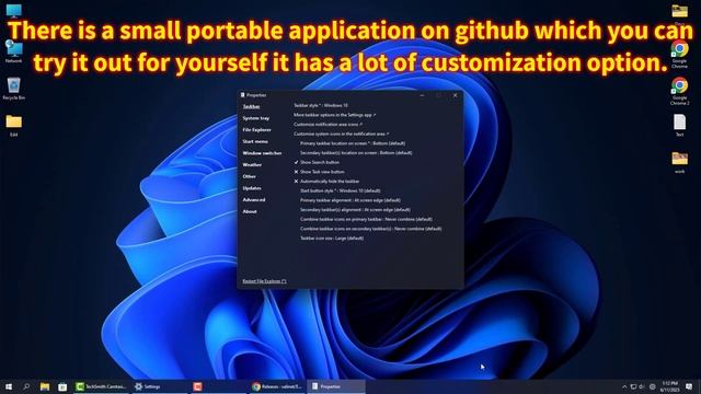 Move The Windows Taskbar and Search Bar in Windows 11 2023 Guide смотреть онлайн