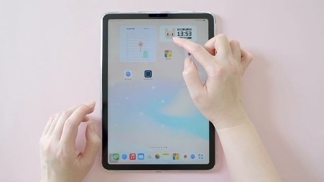 iPad Air 5 aesthetic home screen setup รีวิวแต่งหน้าจอ ไอแพดแอร์5 | iPadOS 15 theme | ธีมไอแพด смотреть онлайн