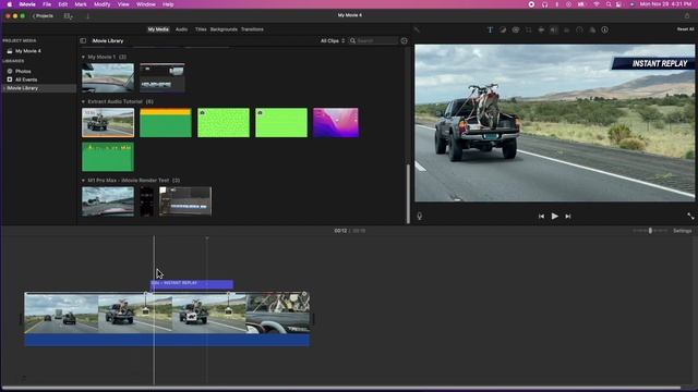 iMovie Tutorial - Instant Replay How To смотреть онлайн
