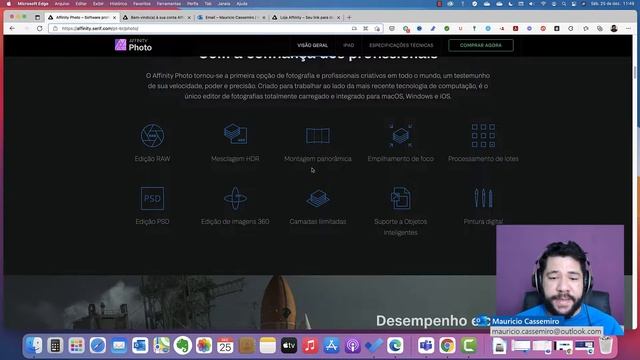 Baixando, instalando e abrindo o Affinity Photo para Mac смотреть онлайн
