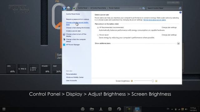How to change your screen 's brightness in Windows 7 or 8 [HD] смотреть онлайн