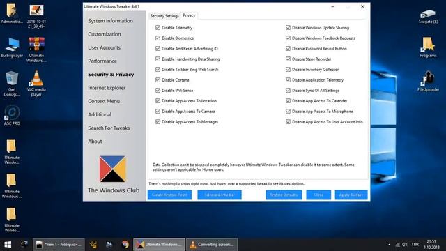 Ultimate Windows Tweaker ile Windows10 Performansını Arttırma смотреть онлайн