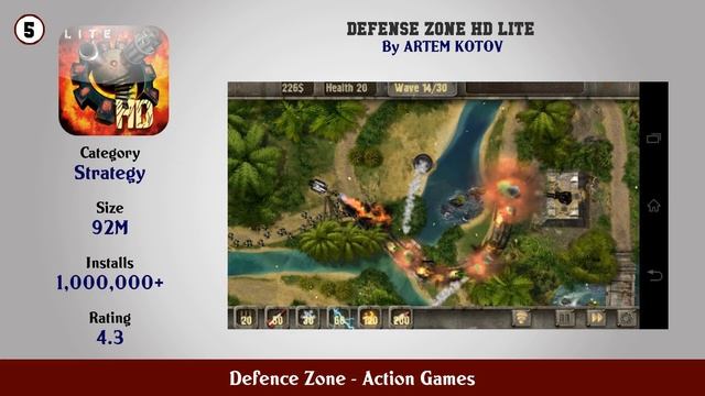Top 10 Defence Zone Android Games смотреть онлайн