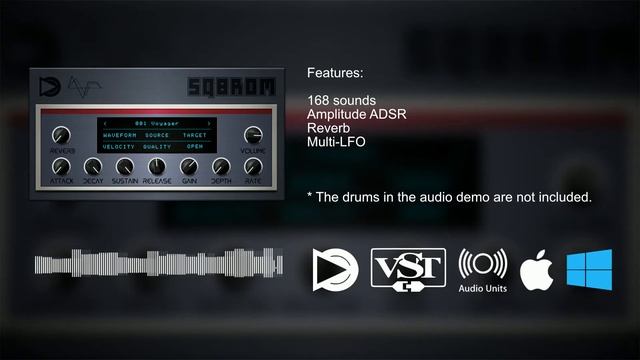 SQ8ROM 64-bit VST/AU plugin instrument for Windows and macOS смотреть онлайн