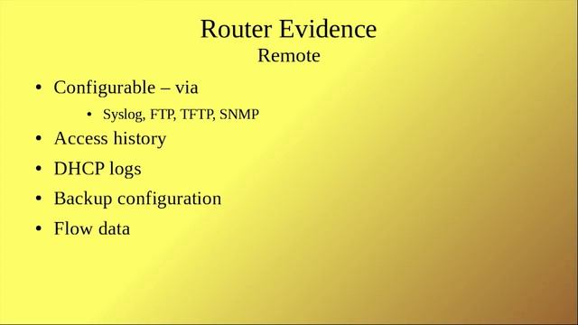 Evidence collection in Routers and Firewalls смотреть онлайн