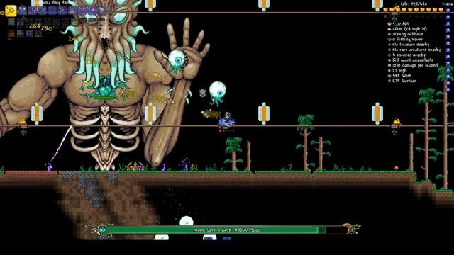 Thorium Mod (Healer Class) - Moon Lord Boss FIght смотреть онлайн