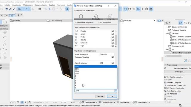 Archicad Detalhamento e instalações em banheiro I Vídeo 12 I Exportando em 2D e 3D смотреть онлайн