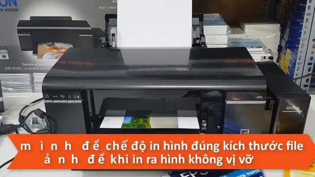 Máy in màu EPSON L805 in ảnh phong cảnh | Giấy in ảnh giá rẻ смотреть онлайн