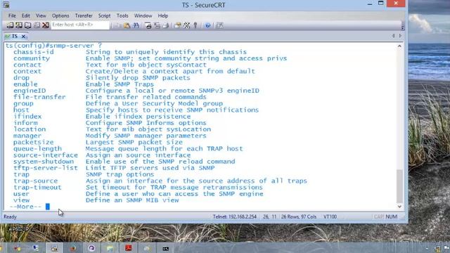 SNMP basic configuration(v-106) смотреть онлайн