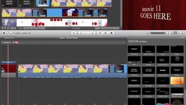 iMovie '11 episode 2:как вставлять текст смотреть онлайн