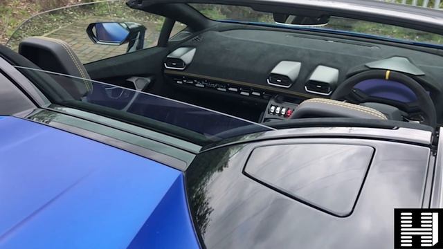 Lamborghini Huracan Performante Spyder - £20,000 Matte Blue Launch Paint - £285,000 supercar смотреть онлайн