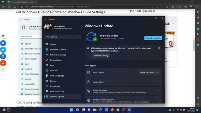 How to get the Windows 11 Feature Update now смотреть онлайн