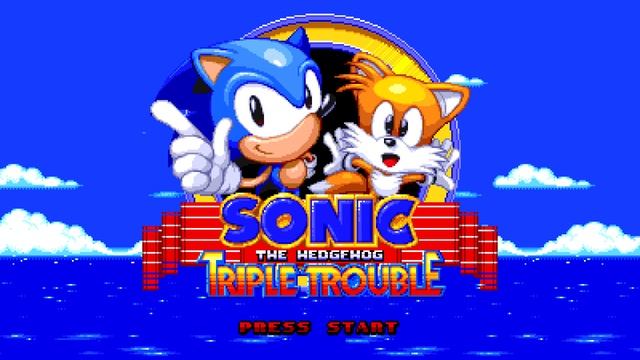 Sunset Park Zone Act 3 (Beta Version) - Sonic Triple Trouble (16-Bit) смотреть онлайн