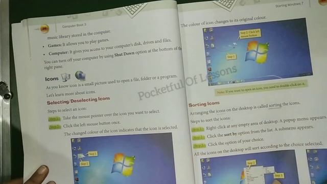 Class 3 Computer // Chapter 4 // Starting windows 7 (Part 3) смотреть онлайн