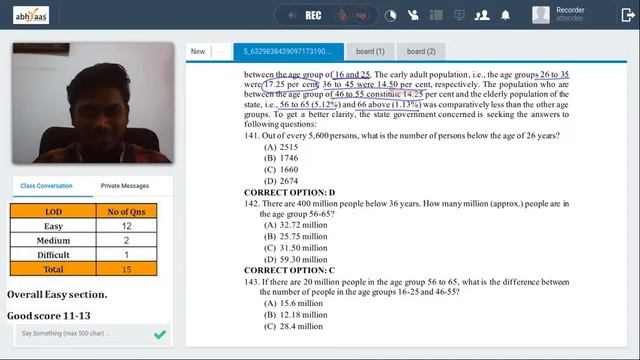 CLAT 2021 Quantitative Techniques Analysis | Abhyaas LawPrep | Abhyaas Edu Technologies смотреть онлайн