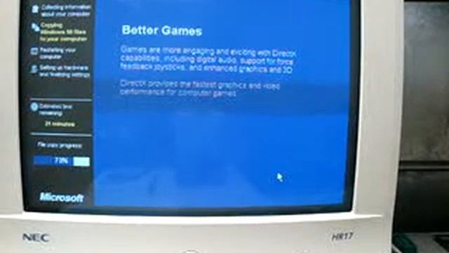 Operating System Windows 98 Installation MOV03234.MPG смотреть онлайн