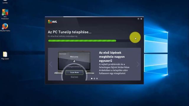 AVG PC TuneUP (SOHO - Otthoni-kisirodai) telepítése és aktiválása смотреть онлайн
