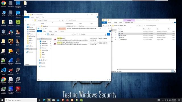 POC Exploiting the URI Protocol Handler without an Open Windows Explorer Alert using "search". смотреть онлайн
