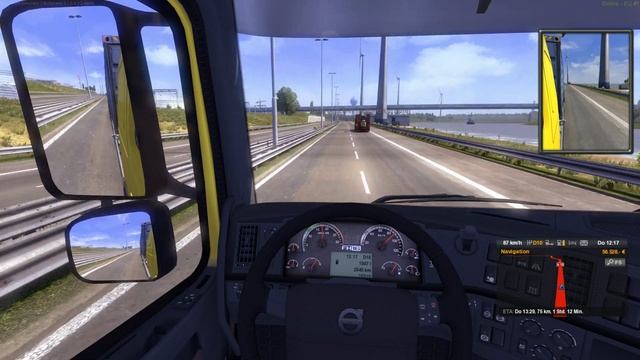 #049 Ein fliegender LKW !!! | Birmingham(GB) ~ Amsterdam(NL) 2/2 | Let's Play ETS 2 Multiplayer[G27 смотреть онлайн