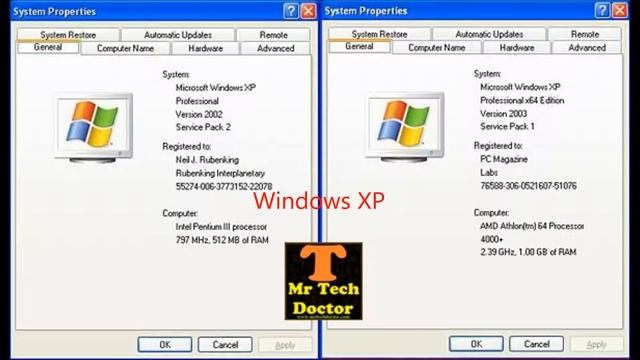 Difference between Windows XP vs Vista смотреть онлайн