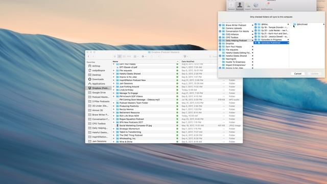 Dropbox Selective Sync settings - save space on your Mac! смотреть онлайн