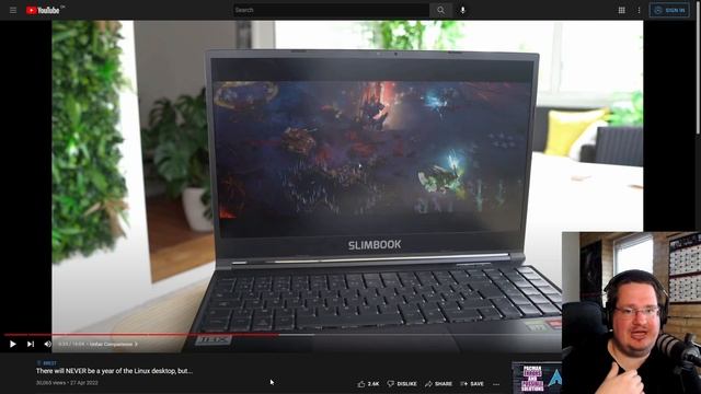 "There will NEVER be a year of the Linux desktop, but" - Reaction video смотреть онлайн