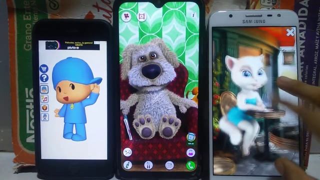 Talking Pocoyo Echo VS Talking Ben Echo VS Talking Angela Echo 177 смотреть онлайн