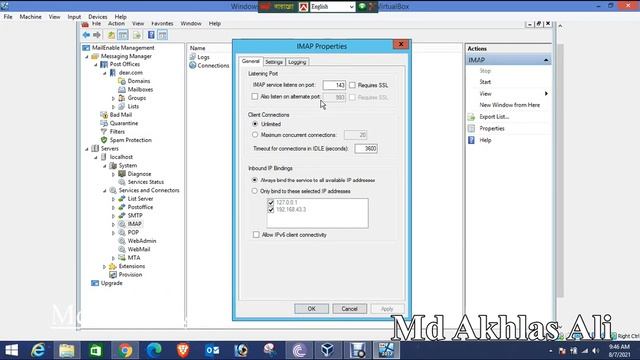 MailEnable Server Configuration