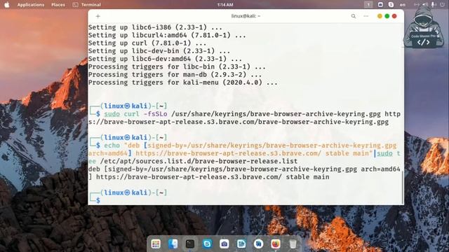 How to Install Brave Browser On Kali Linux. смотреть онлайн