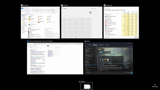 How to use virtual desktops that are built into Windows 10 смотреть онлайн
