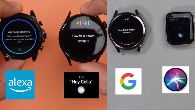 The Ultimate Smartwatch Voice Assistant Battle! Alexa x Siri x Google x Celia смотреть онлайн