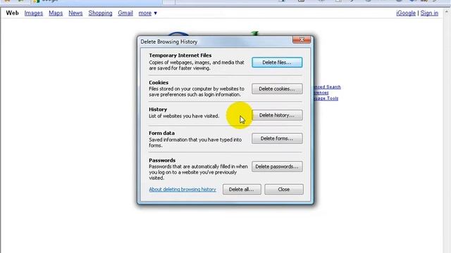 Windows Vista: Internet Browsing History смотреть онлайн