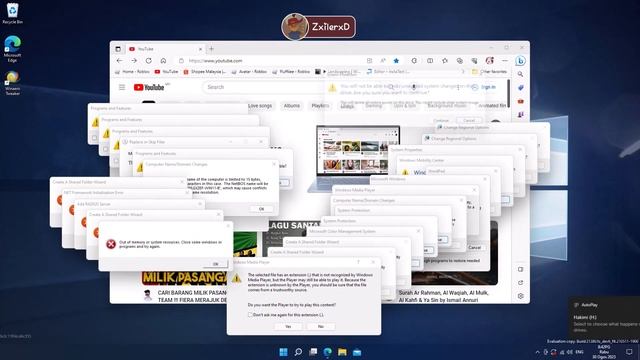 Windows 11 Build 21380 - Crazy Error / YTPMV Collab смотреть онлайн