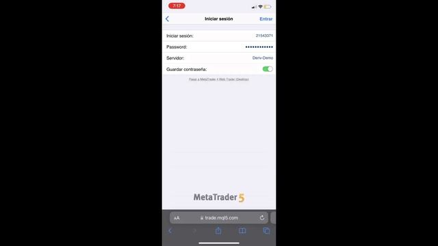 Solución!! Metatrader 5 y vincularlo al dispositivo IOS - IPHONE смотреть онлайн