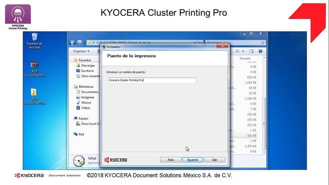 Instalación de KYOCERA Cluster Printing Pro смотреть онлайн