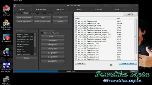 Cara Install Aplikasi BlackBerry Offline Menggunakan Pb Tool смотреть онлайн