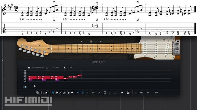 Programming Blues Guitar with Riffer | Exercise 1 смотреть онлайн