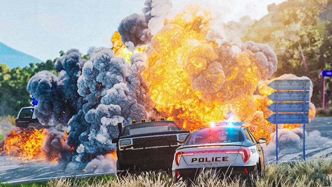 ЭКСТРЕМАЛЬНАЯ ПОГОНЯ И СЕКРЕТНАЯ МИССИЯ (Вторая серия) - BeamNG Drive смотреть онлайн