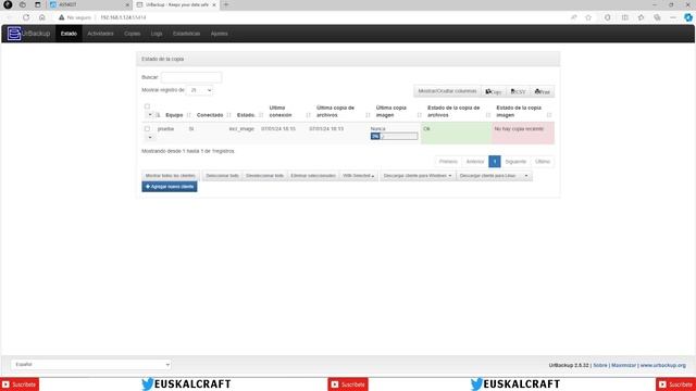 Asustor Nimbustor2 Gen2 #7 Instalar UrBackup Para Realizar Copias De Seguridad
