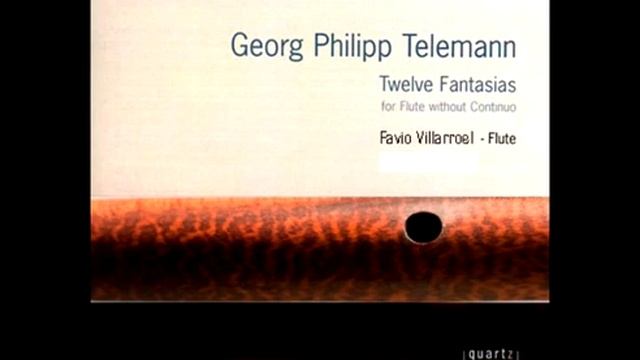Fantasia n°4 TELEMAN (sib) , Favio Villarrroel - Flauta traversa barroca смотреть онлайн