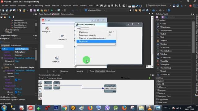 Rad Studio Delphi 015 ActionList - 004 SearchFind & Next & Replace смотреть онлайн