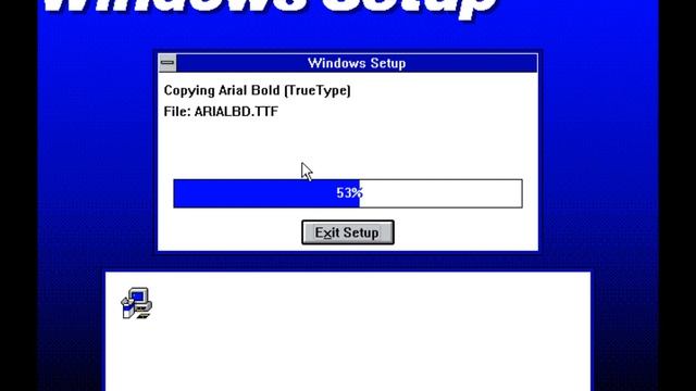 Windows 3.1 Installation смотреть онлайн
