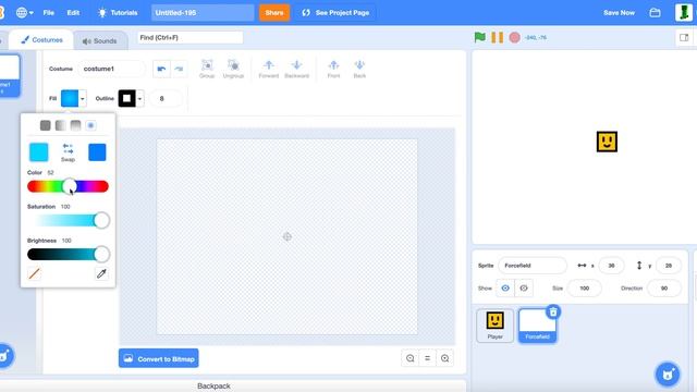 How to make a Forcefield in Scratch | Scratch tutorial! смотреть онлайн