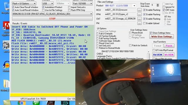 how to unlock and flash any nokia mobile with UFS3 box смотреть онлайн